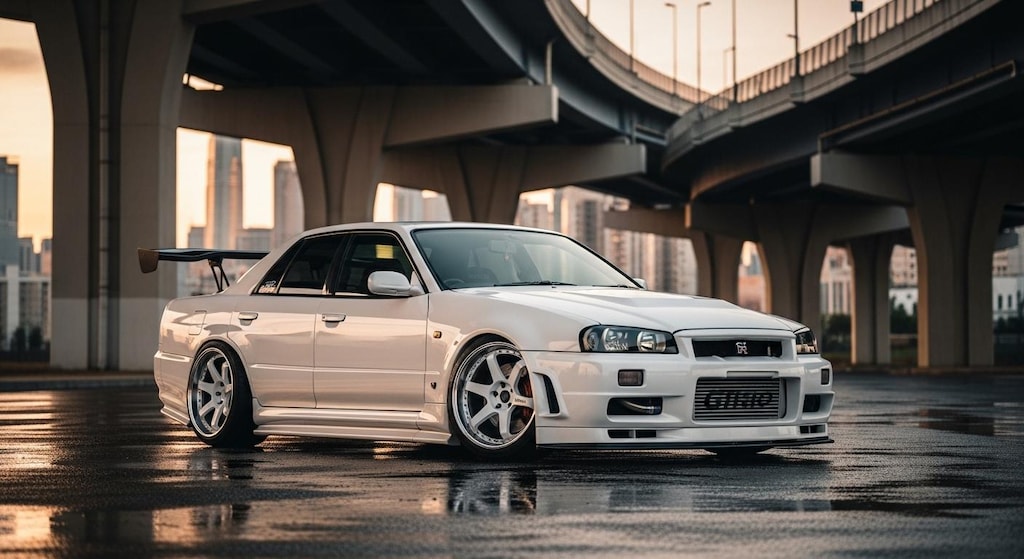 ロケットバニーR34セダン