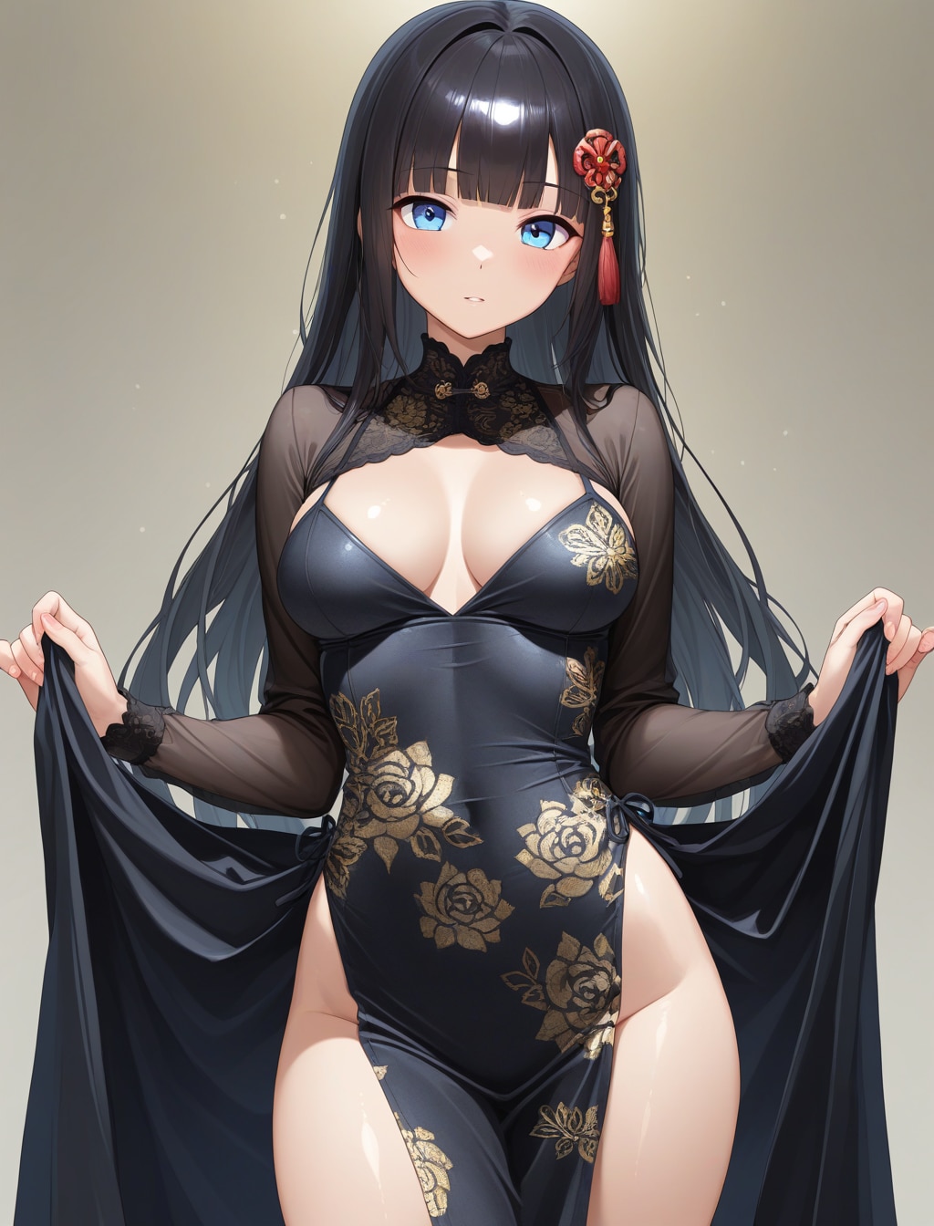 漆器ドレス