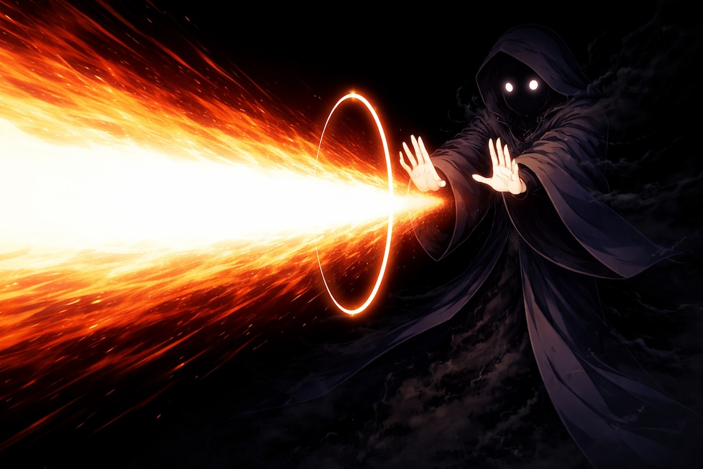 火遊びするクロ