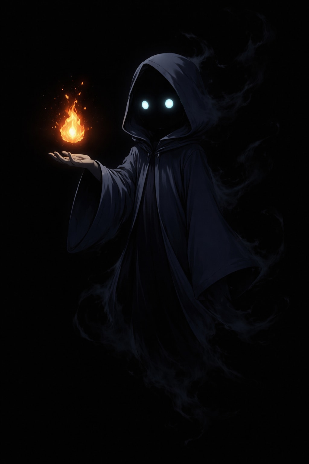 火遊びするクロ