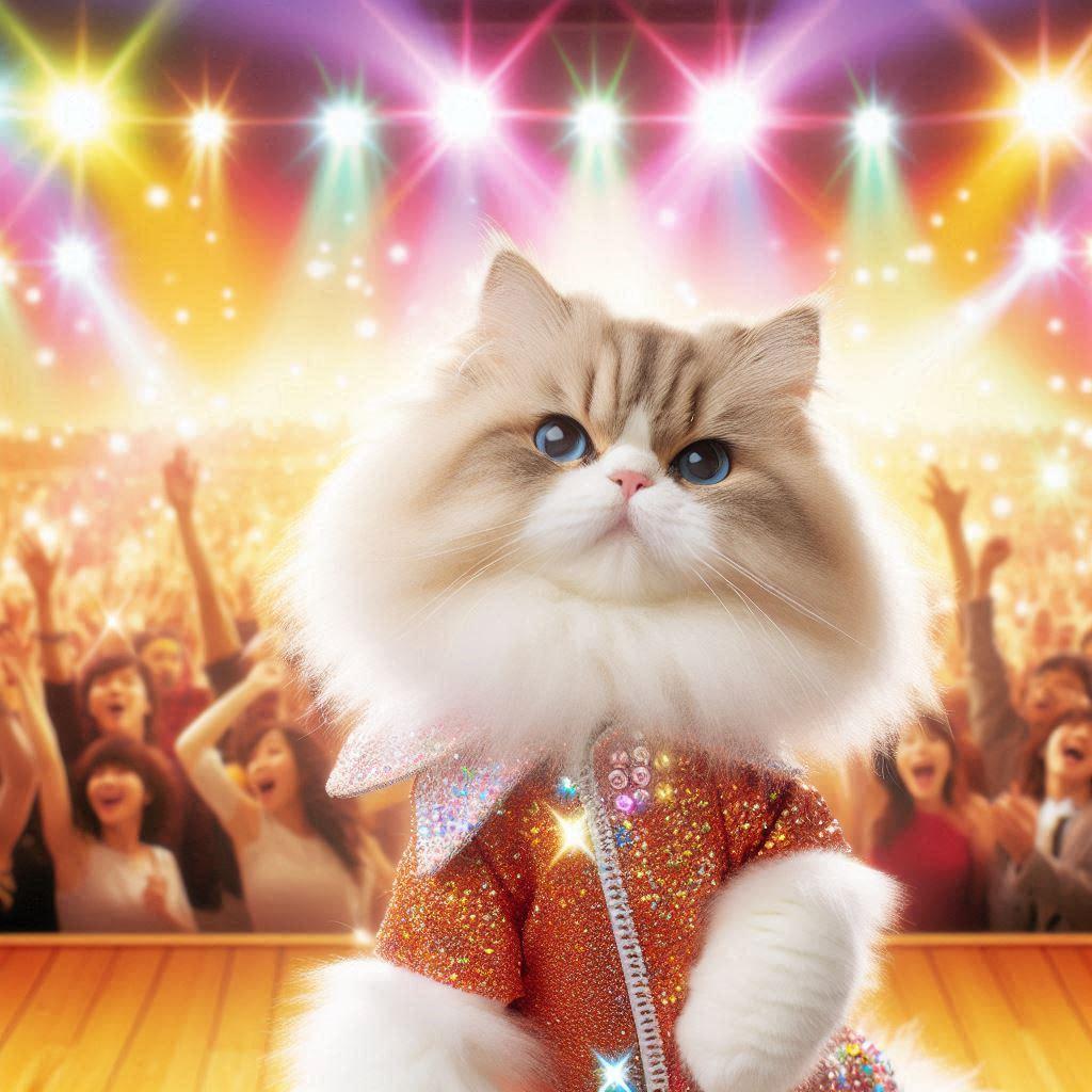 アイドルとなった猫