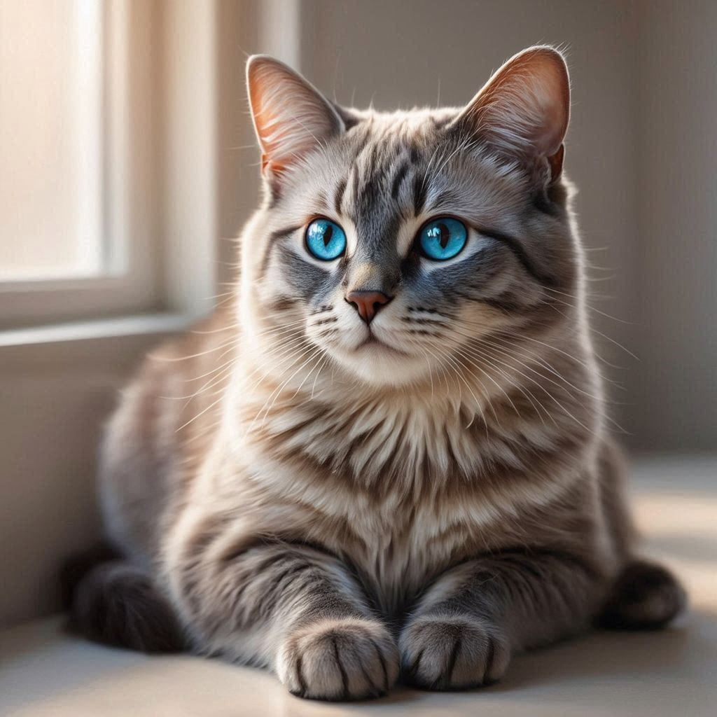 青い目の猫