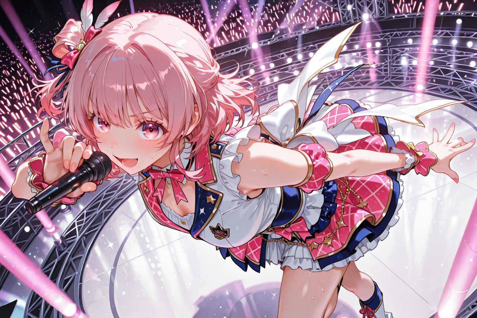 #COFFEE 試作版「アイドルのライブステージ」　ーサンプルプロンプト流用参照ー