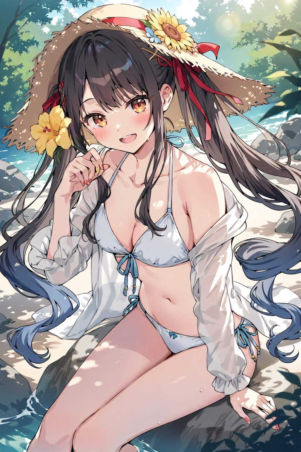 水着少女