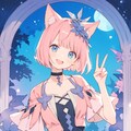 2周年！　ファンタジー猫耳少女のV！ 2枚目