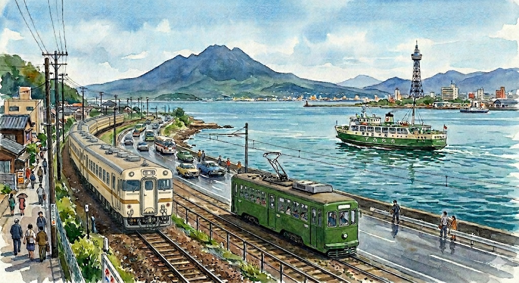 GIminiとのやりとり２（別府湾風景513）