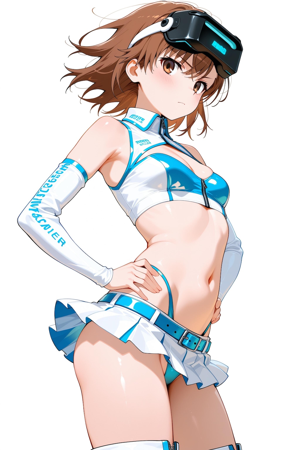 レースクイーン御坂と黒子のフギュアが元に佐天、初春、食蜂、妹を雑に生成追加２