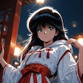 【鮎川まどか】ストレッチング巫女まどか 4枚目