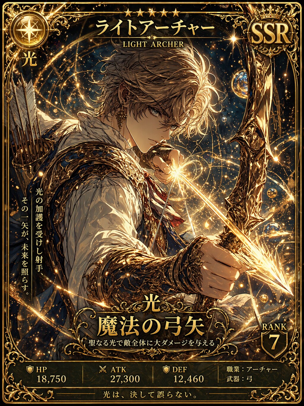 ライトア－チャ－〜光の魔法の弓矢〜🏹