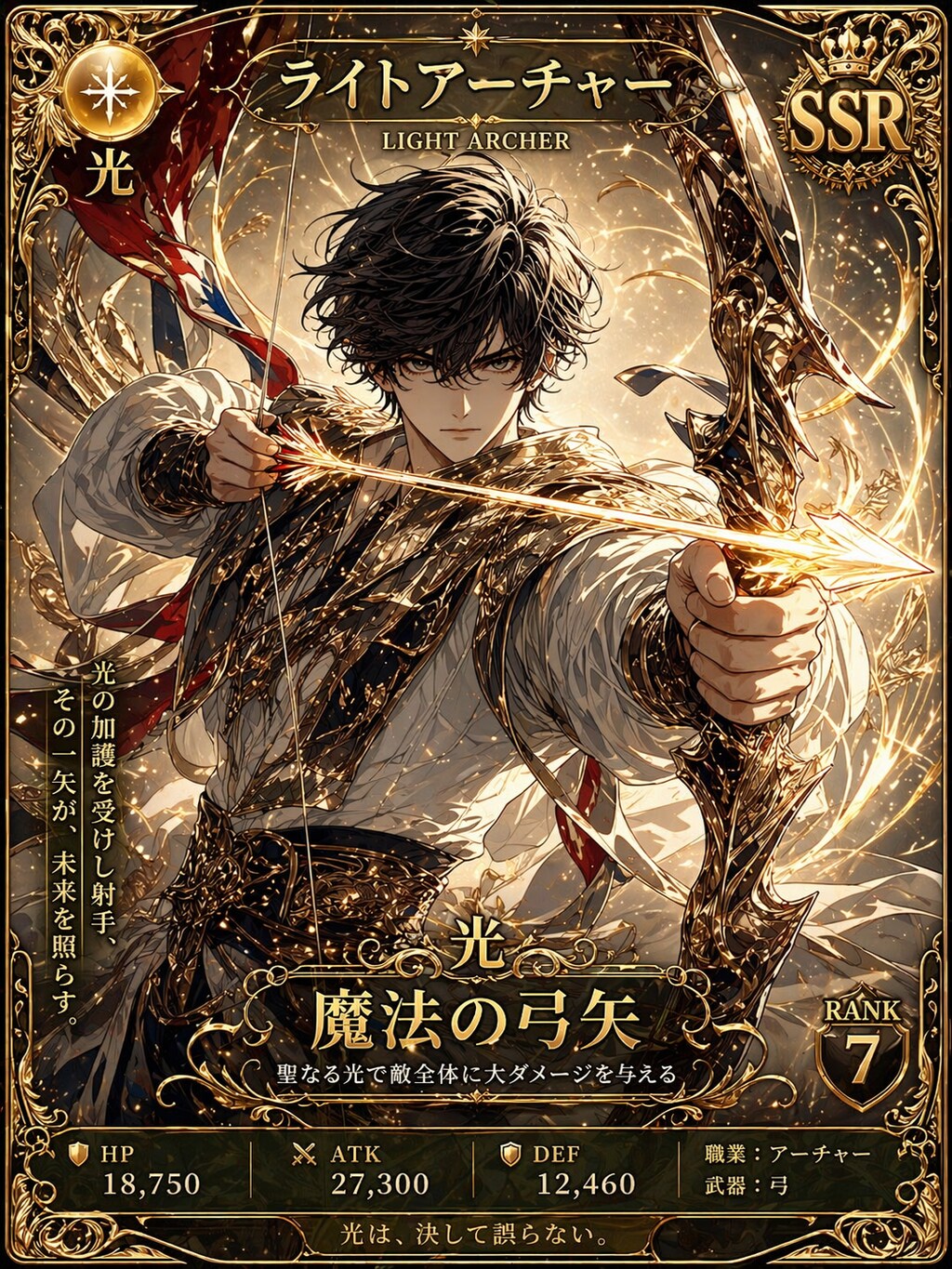 ライトア－チャ－〜光の魔法の弓矢〜🏹
