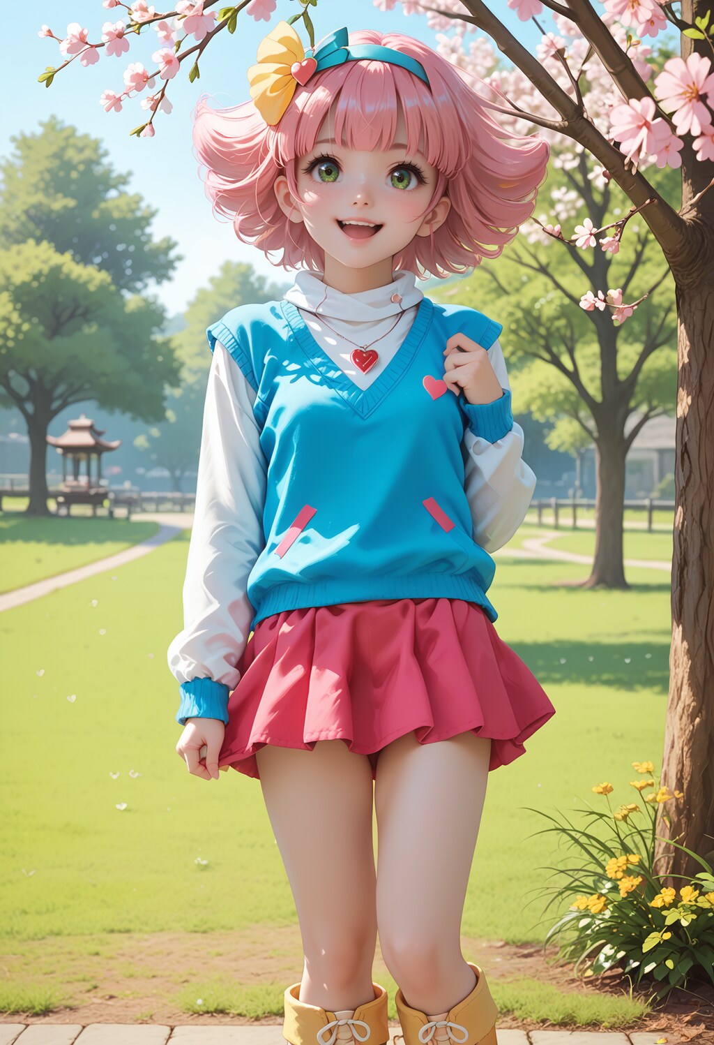 ラブラブミンキーモモ♪お願い聞いて～♬　魔法のプリンセス ミンキーモモ【model：waiSemireal_v30】