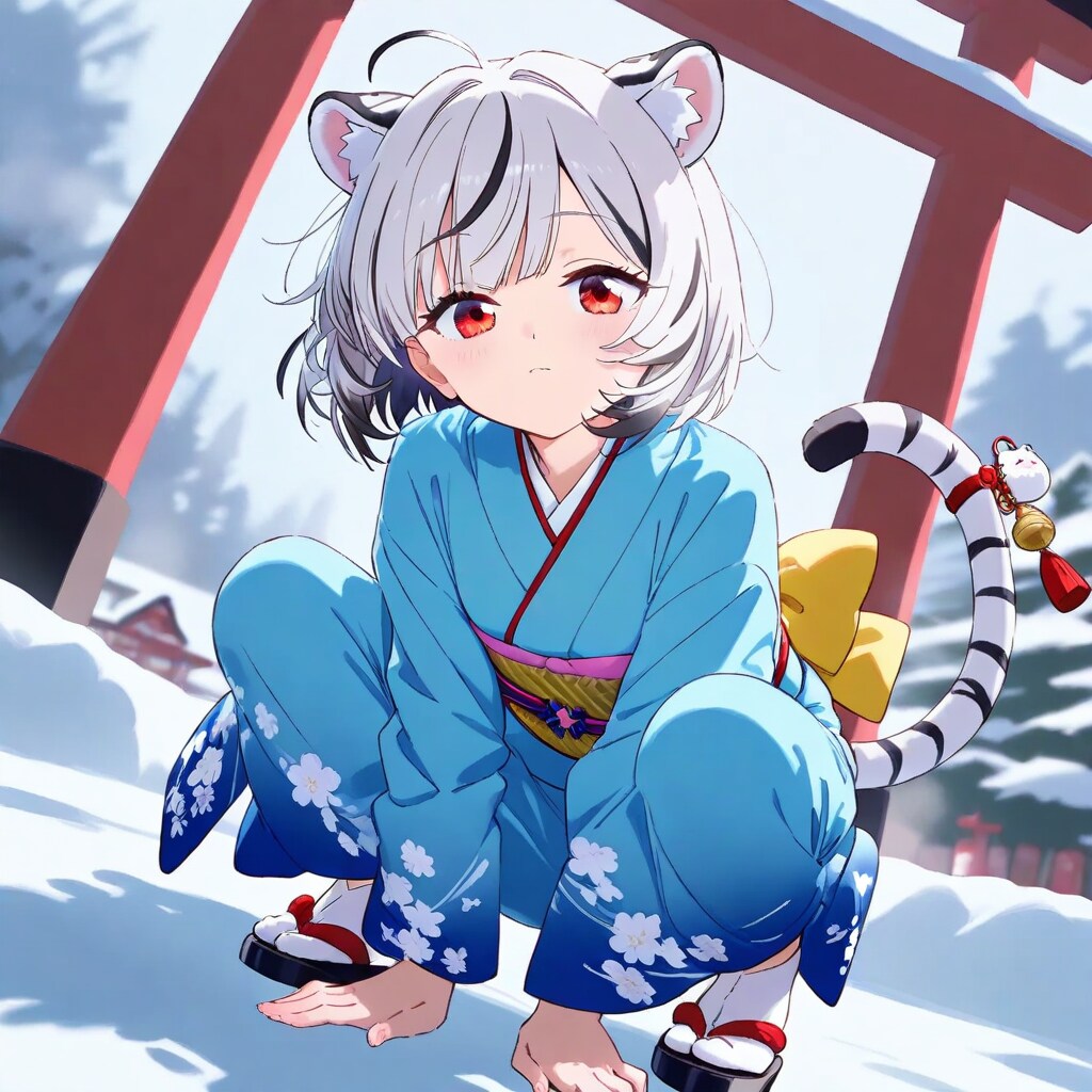 白虎娘 | の人気AIイラスト・グラビア