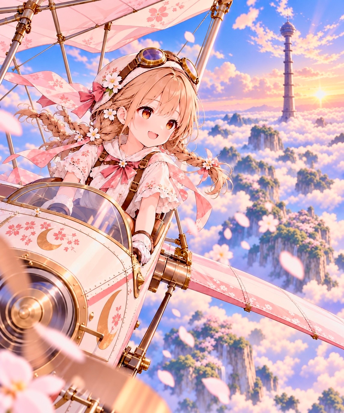 桜雲航路 | の人気AIイラスト・グラビア