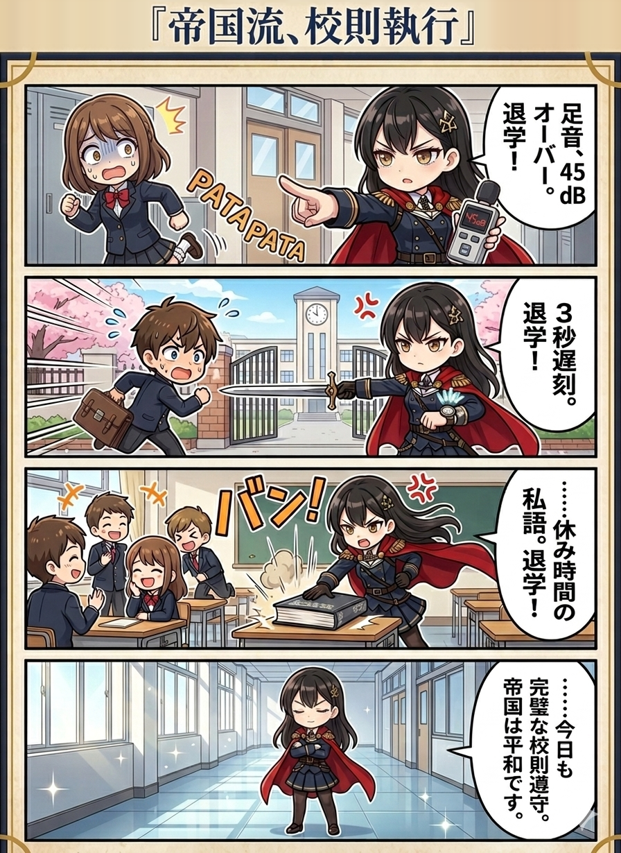 『帝国流、校則執行』 | の人気AIイラスト・グラビア