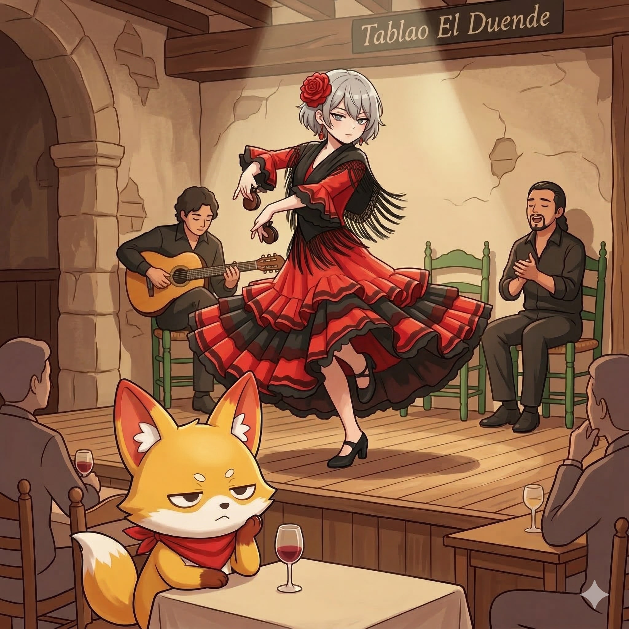 フラメンコ劇場 | の人気AIイラスト・グラビア