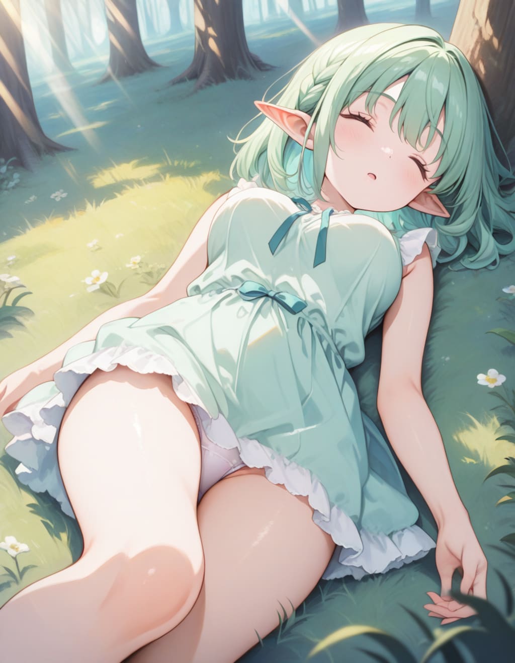 無防備エルフちゃん