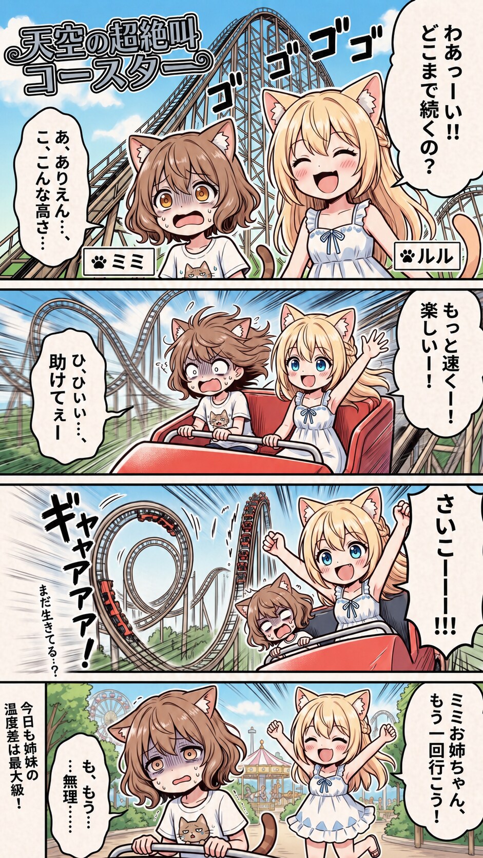 天空の超絶叫コースター