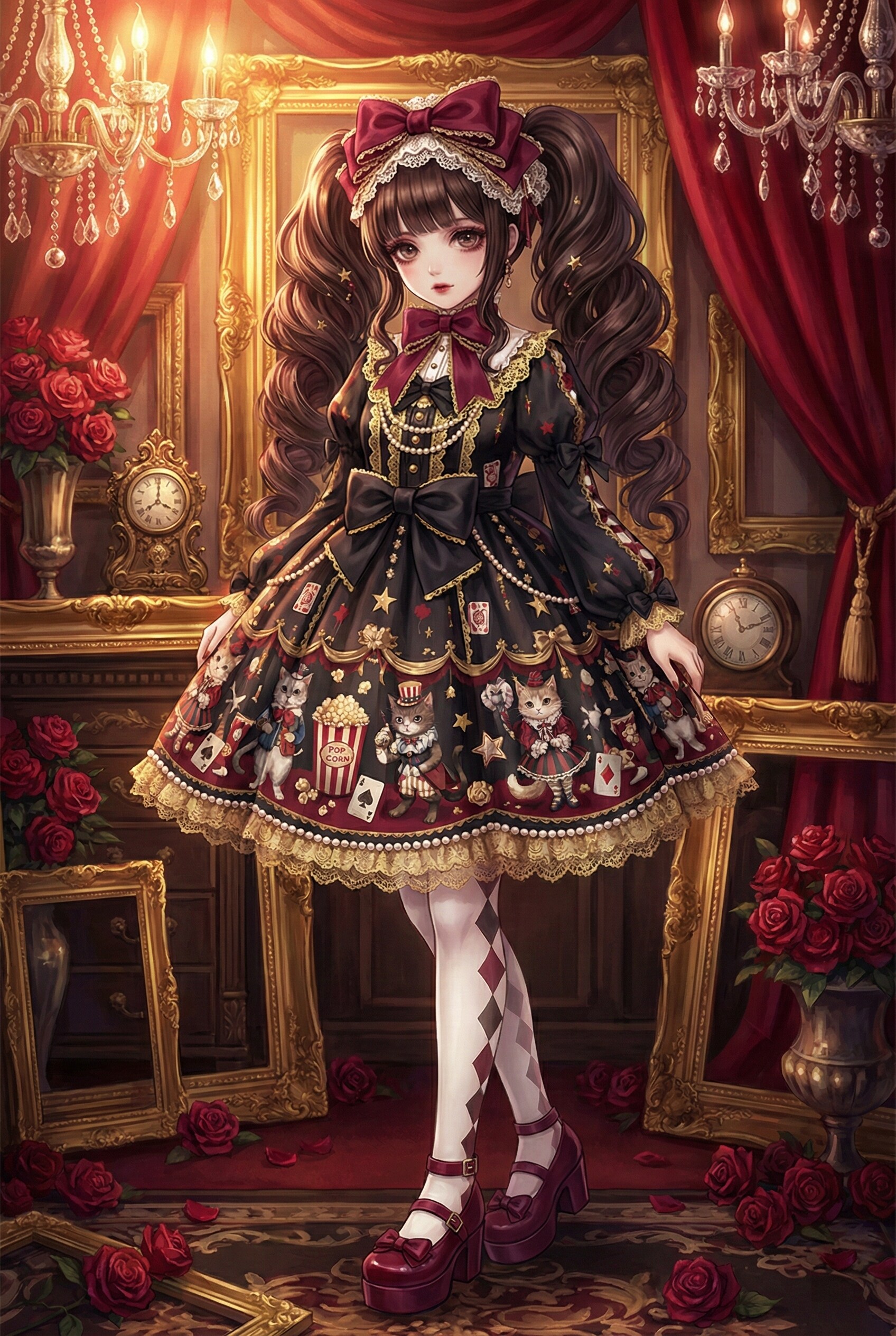 紅の道化 | の人気AIイラスト・グラビア