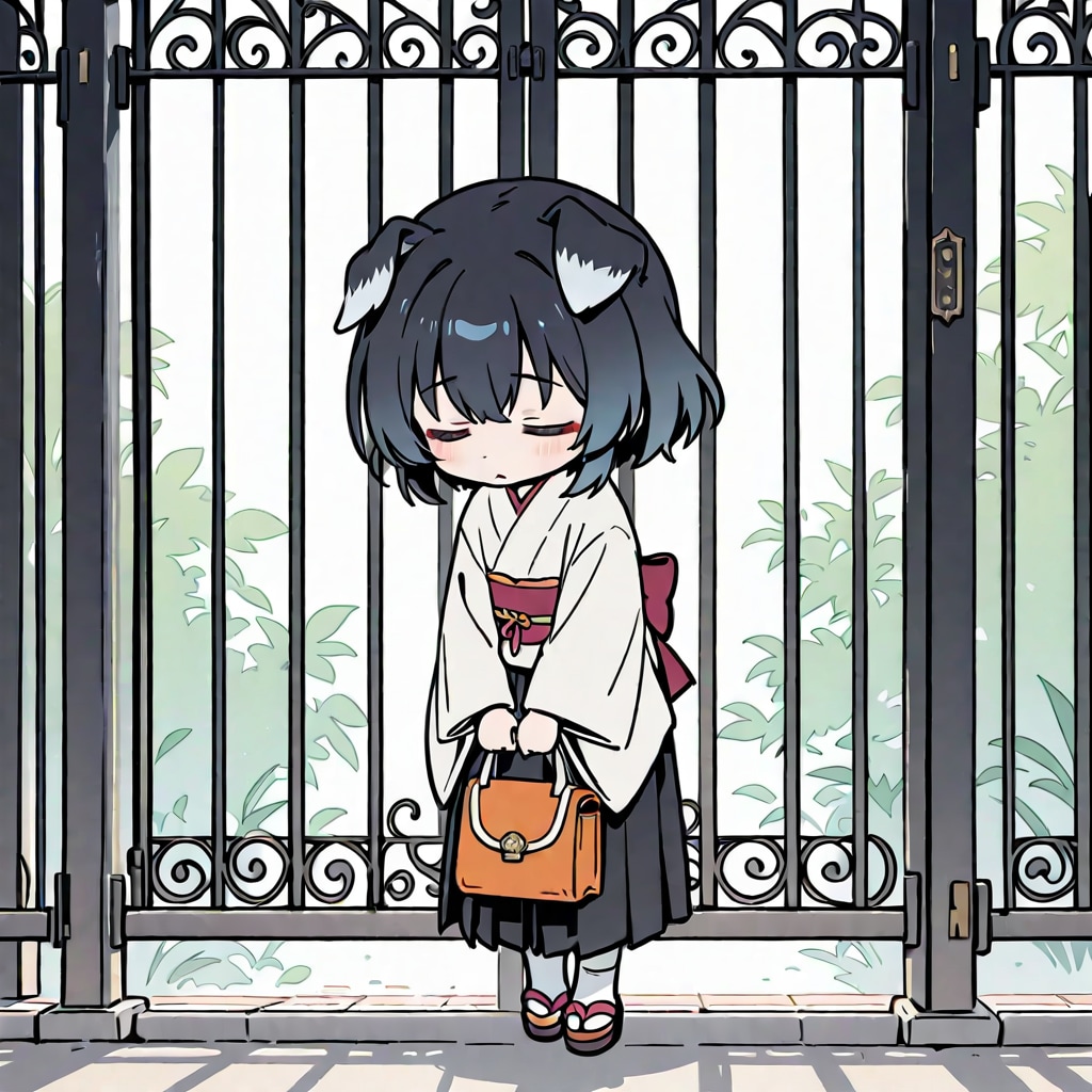 うつむくケモガール