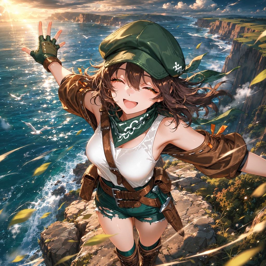 風を感じる