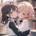 図書館でハグ😆 10枚目