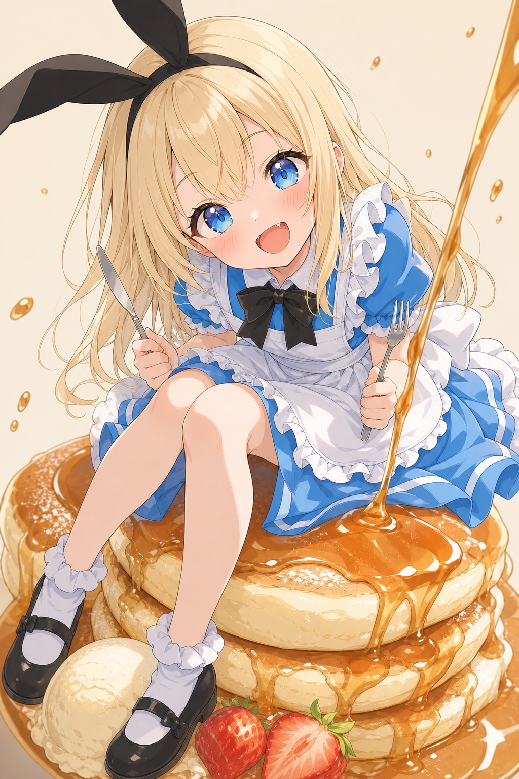 パンケーキ🥞💕 | の人気AIイラスト・グラビア