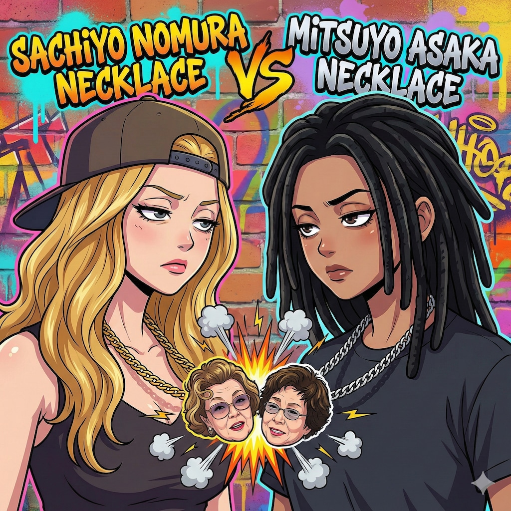 さちよネックレスVSみつよネックレス