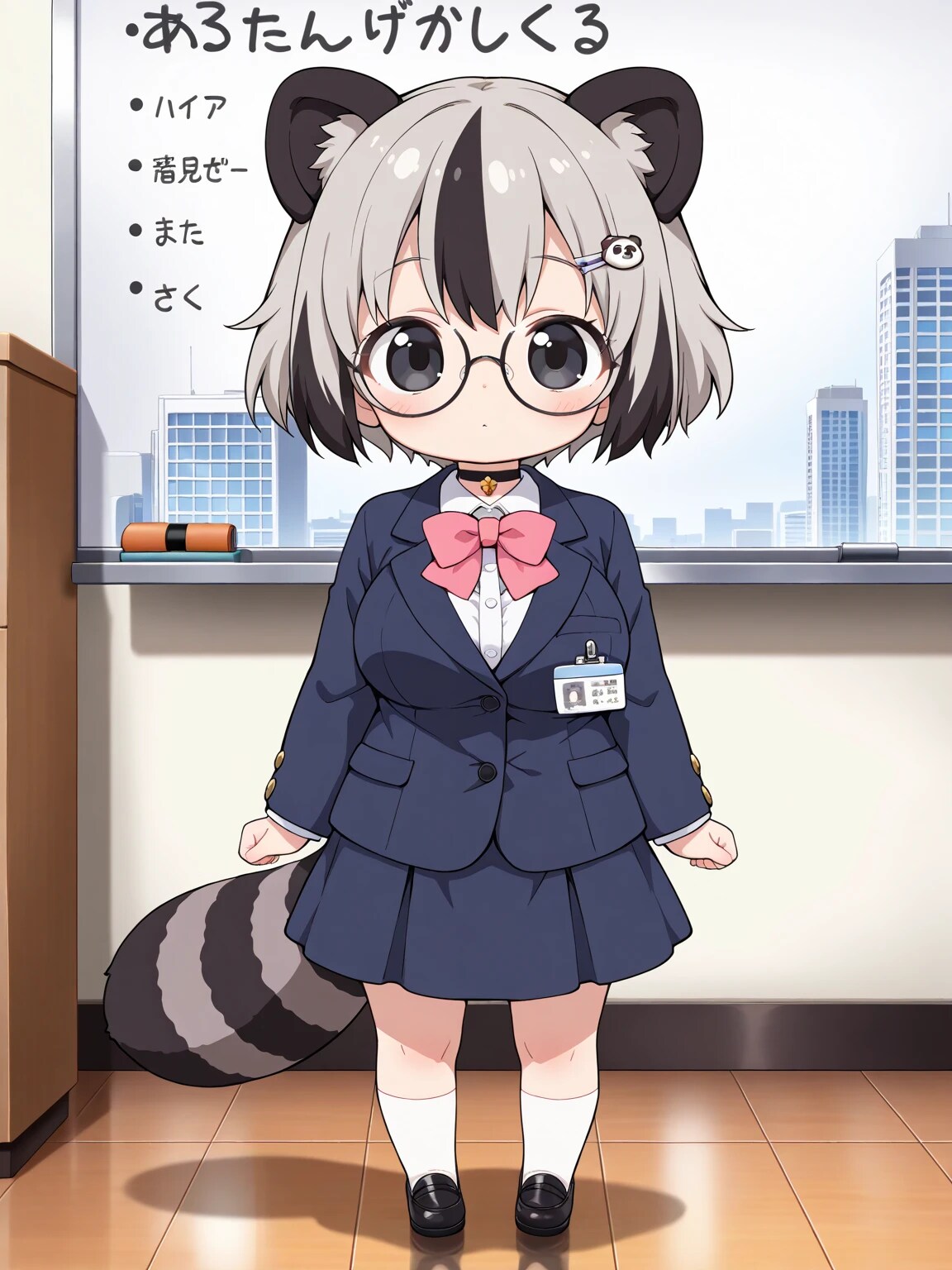 【借】あにまるコーポレーションの新入社員・たぬきちゃん