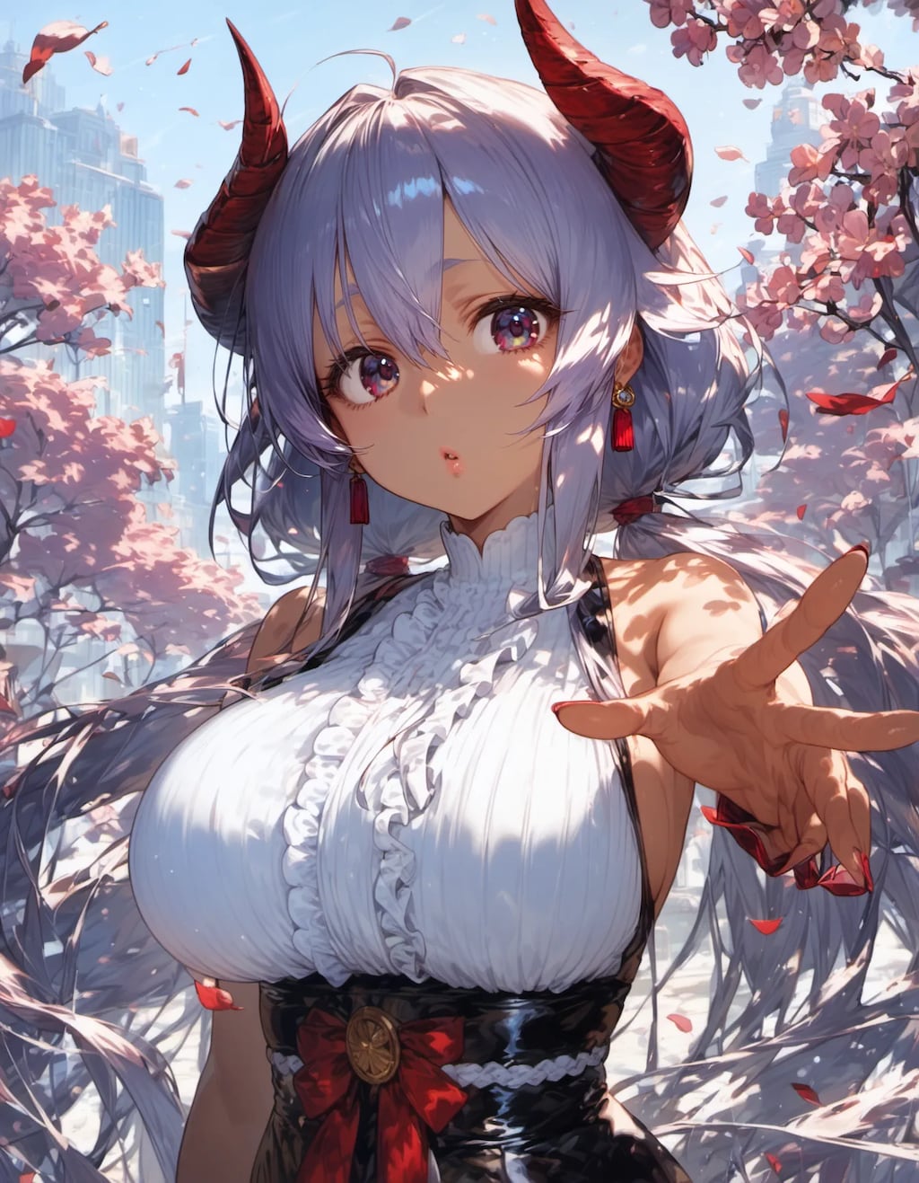 The Horned Maiden's Springtime Invitation