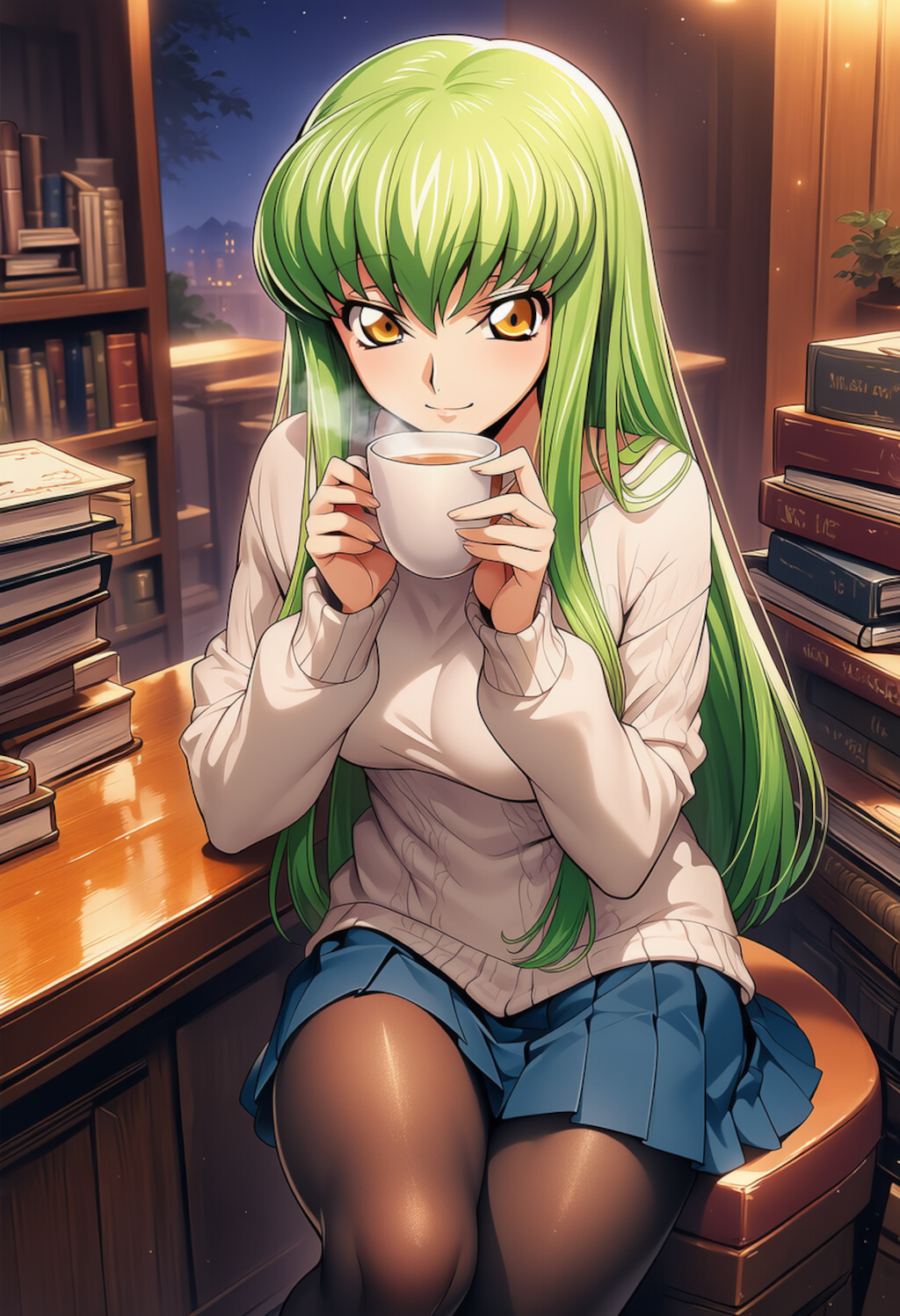 湯気越しの視線 ― Steam Between Us