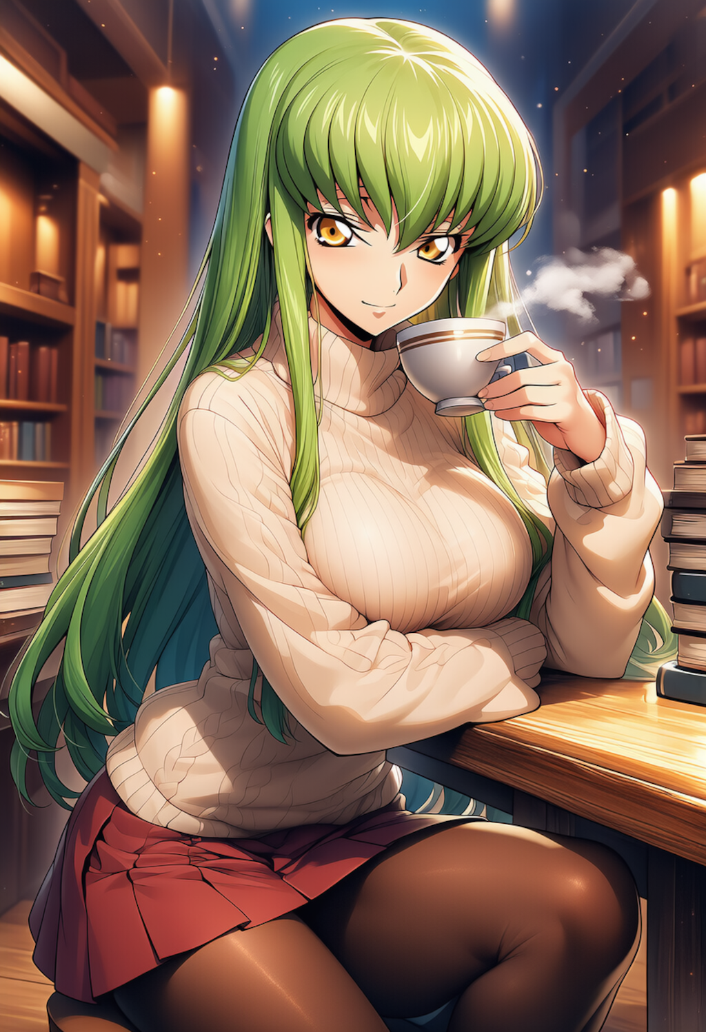 湯気越しの視線 ― Steam Between Us