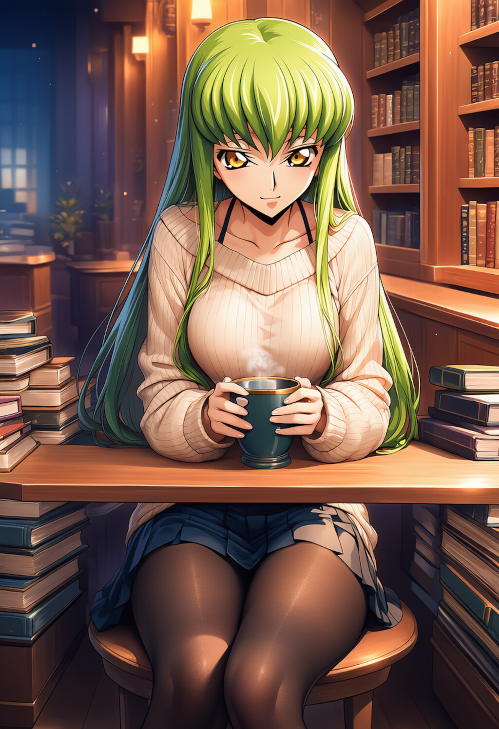 湯気越しの視線 ― Steam Between Us