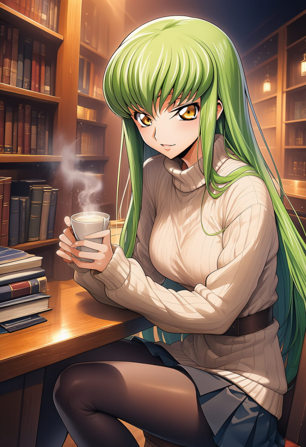 湯気越しの視線 ― Steam Between Us