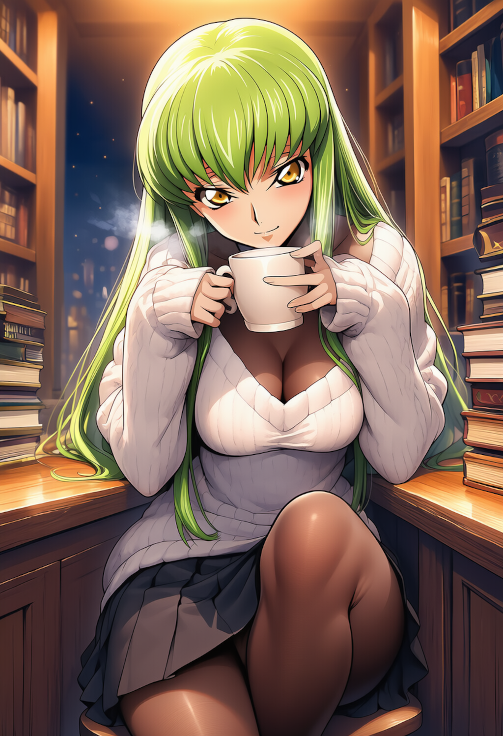 湯気越しの視線 ― Steam Between Us