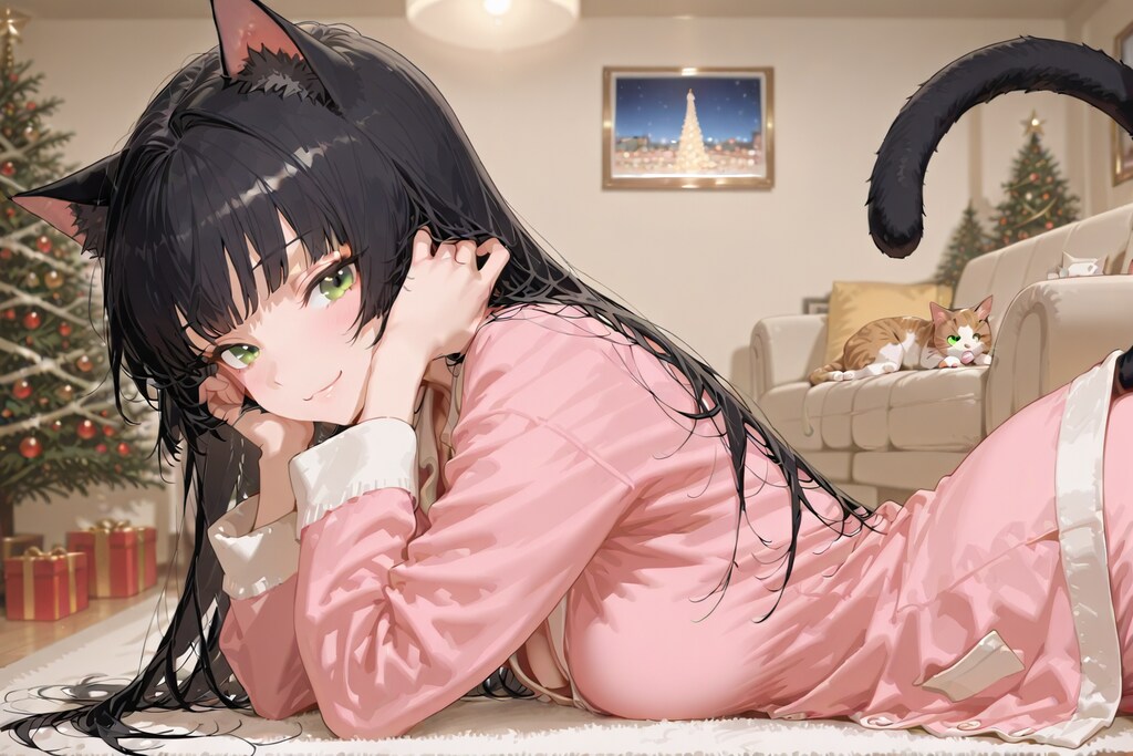 冬休みだから・・・パジャマでごめんね♡