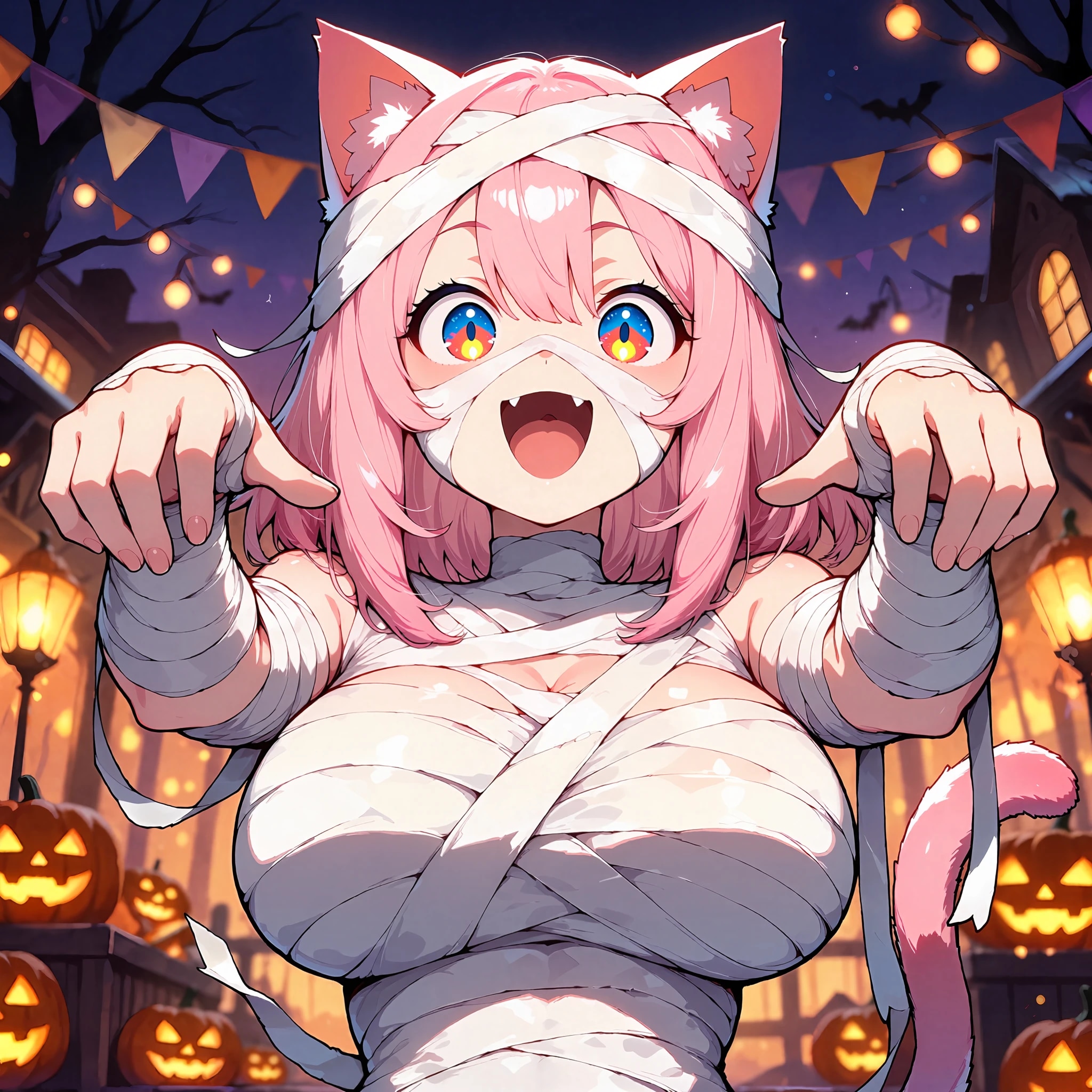 ミイラコスプレの猫耳さん | の人気AIイラスト・グラビア