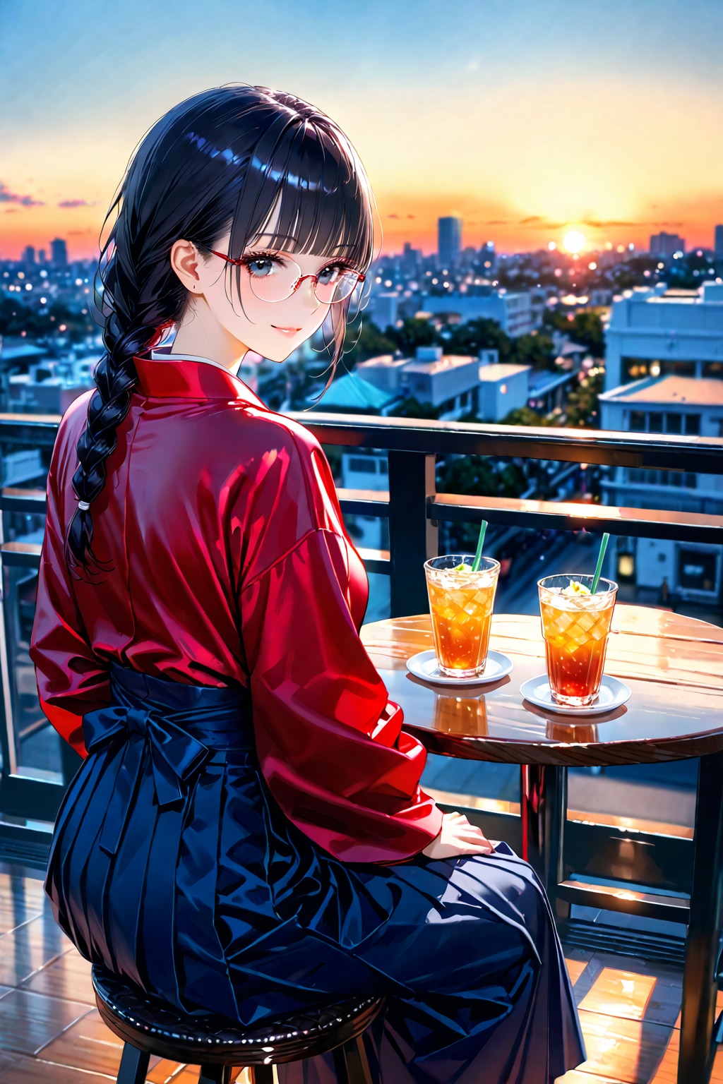 【Today's illustration】daily⑧「cafe」