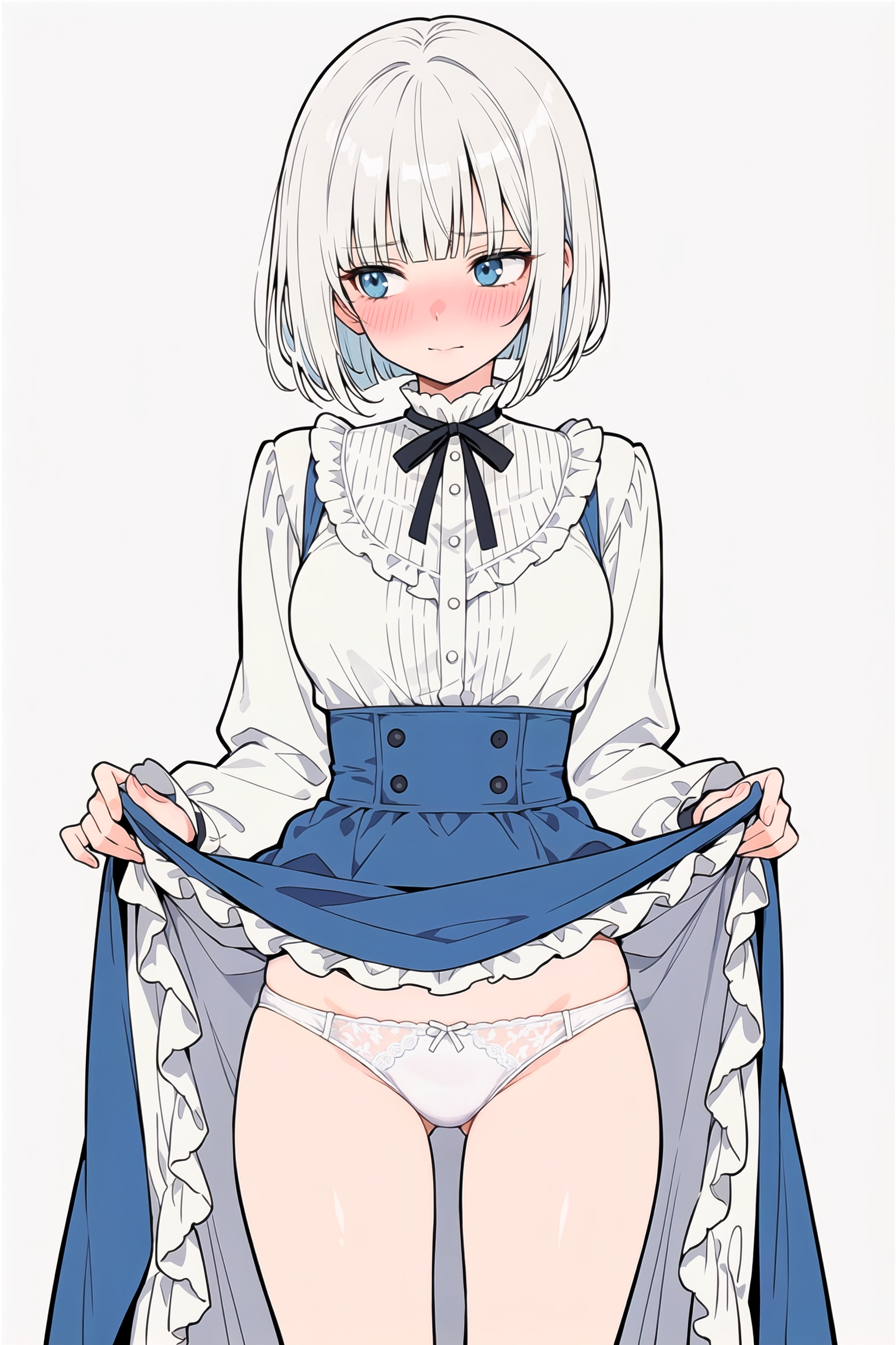 白髪光莉は白が好き