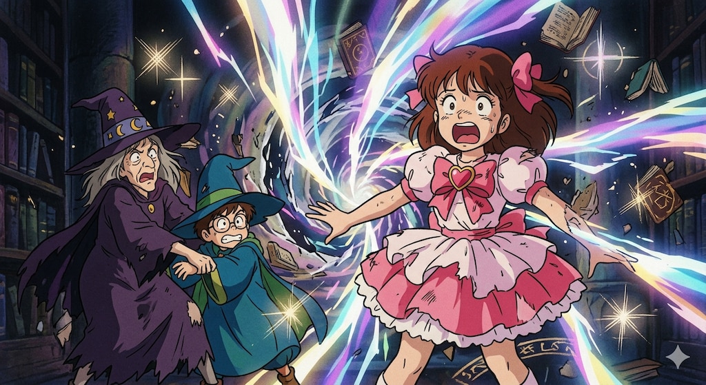 Ragazza magica！Che podè la scaterà？！