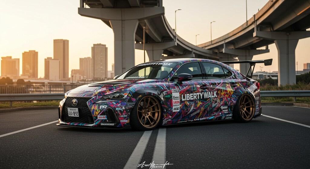 リバティーウォークLEXUSセダン