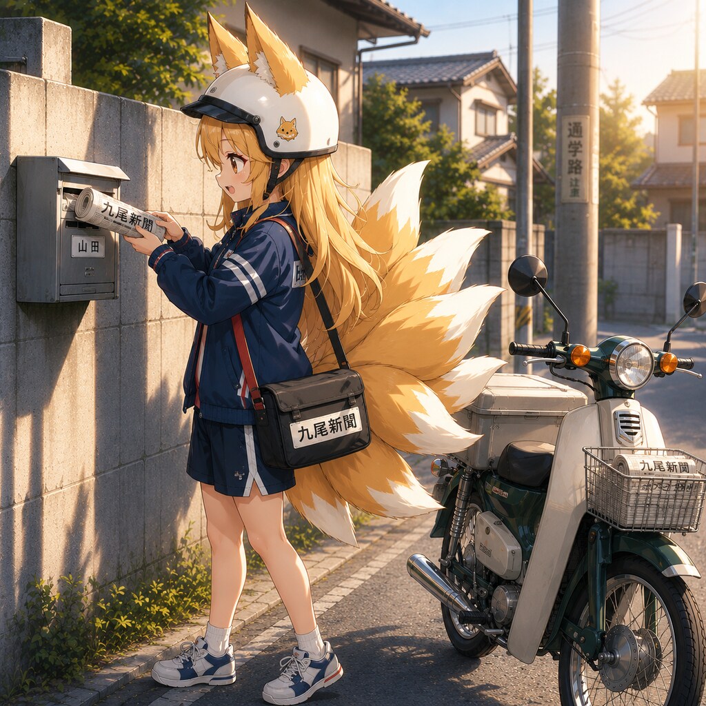 7/14　しんぶん配達の日