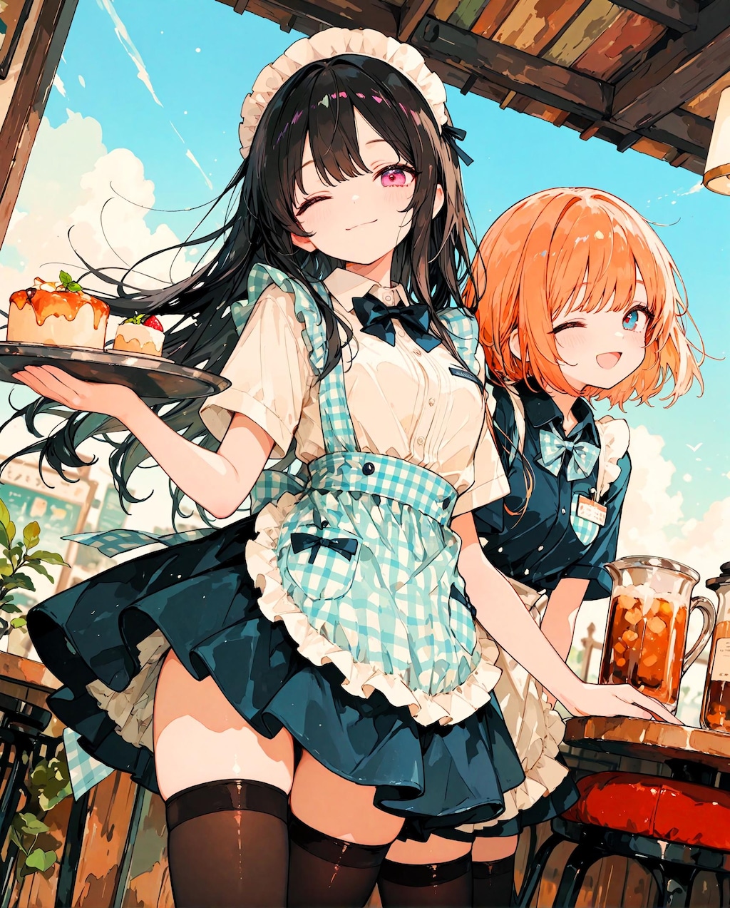 ウェイトレス少女