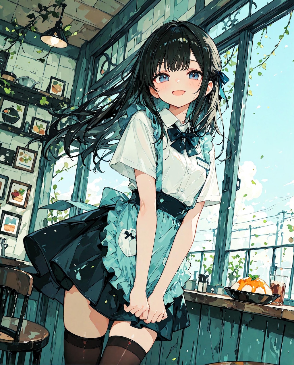 ウェイトレス少女