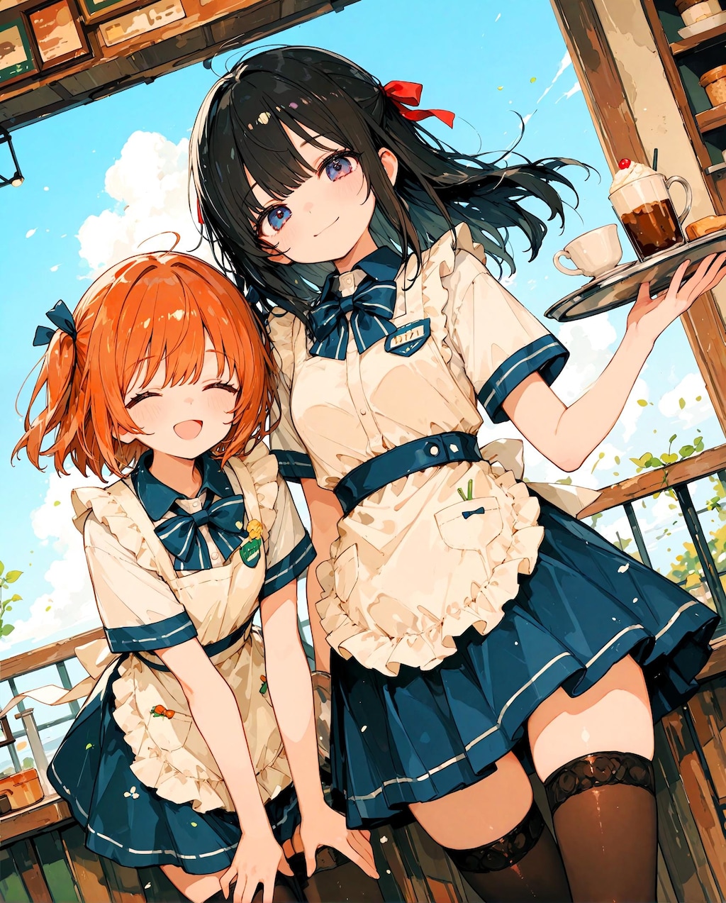 ウェイトレス少女