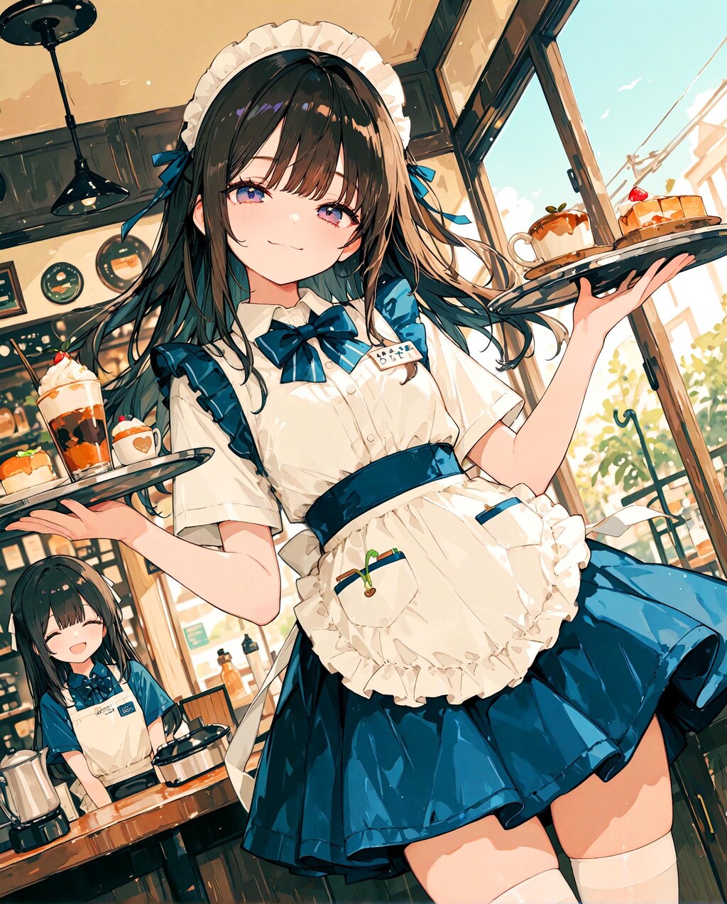 ウェイトレス少女