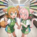 ねこをわんちゃんと一緒に働かせてはいけない！！【今日はわんにゃんの日】 2枚目