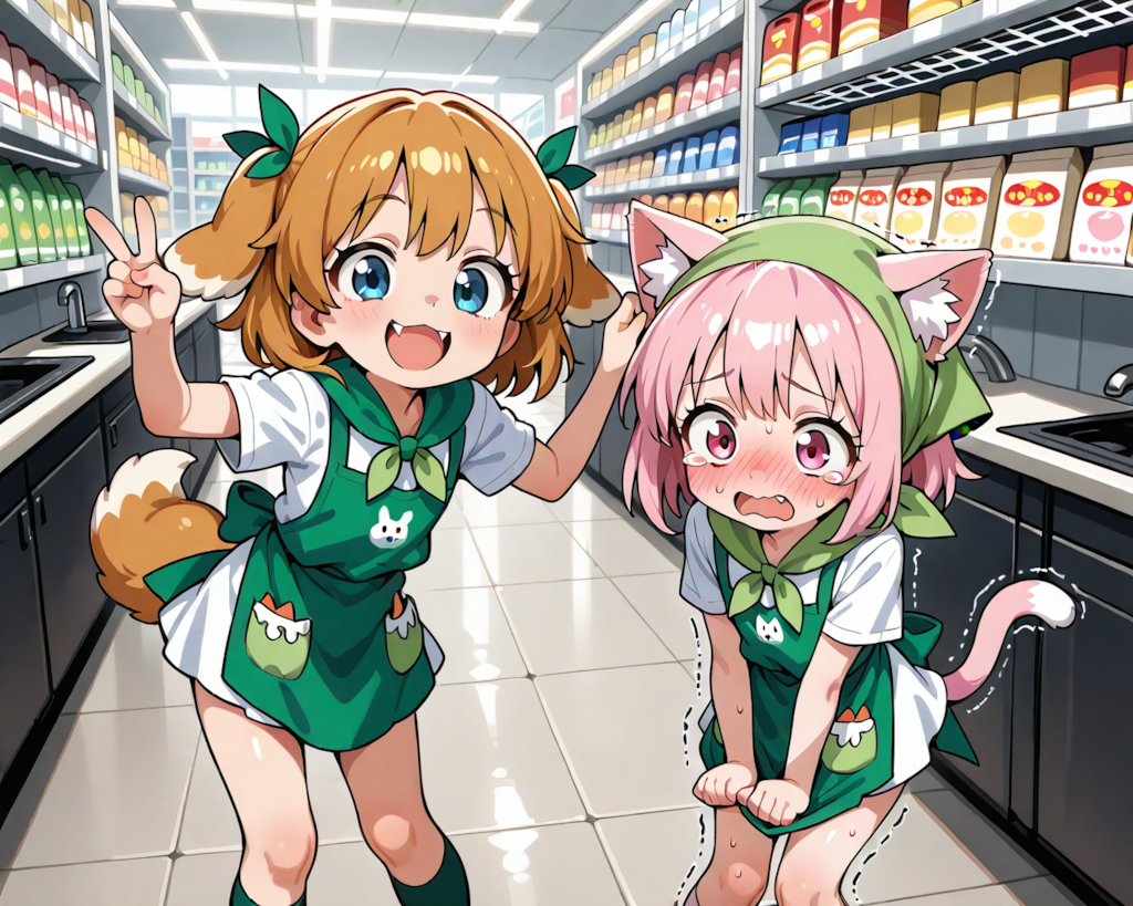 ねこをわんちゃんと一緒に働かせてはいけない！！【今日はわんにゃんの日】