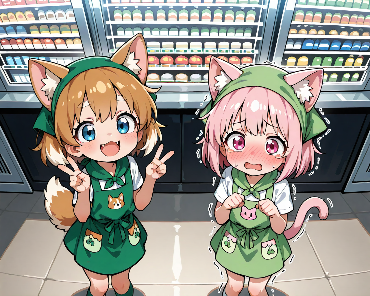 ねこをわんちゃんと一緒に働かせてはいけない！！【今日はわんにゃんの日】