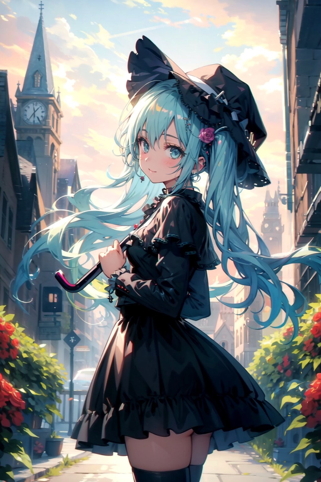 TOPAZ 初音ミク カウボーイショット ゴスロリ