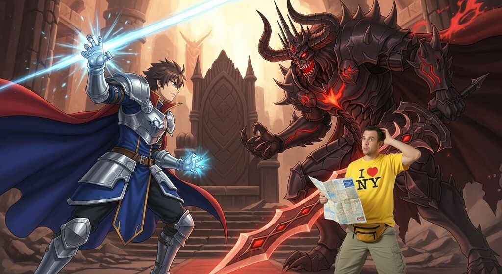 勇者と魔王の対決に不適切な人物が！